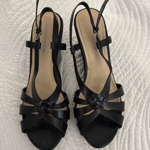 Black Strappy Sandals